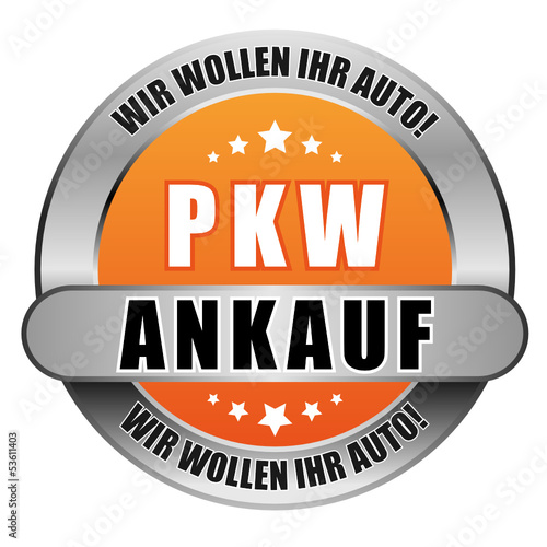5 Star Button orange PKW ANKAUF WWIA WWIA
