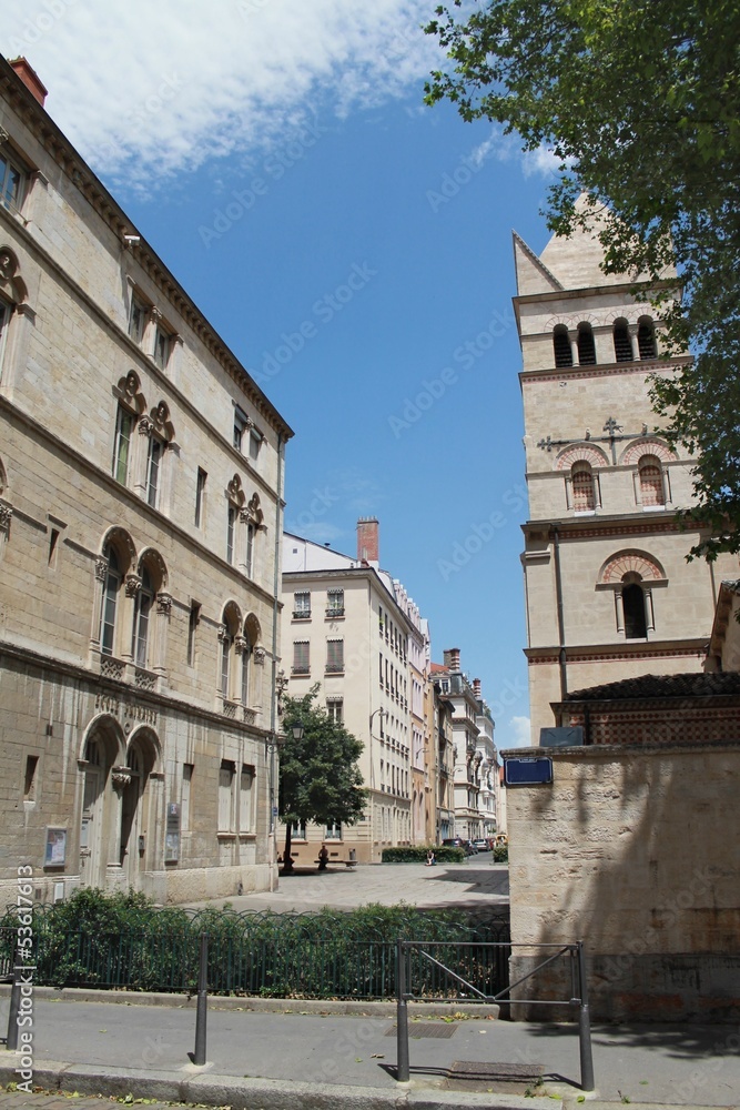 Quartier et Abbaye d'Ainay à Lyon