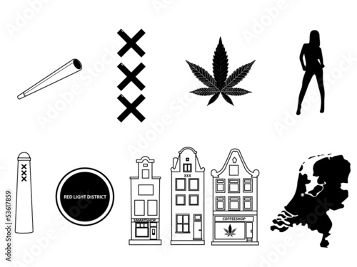 amsterdam symbols / icons