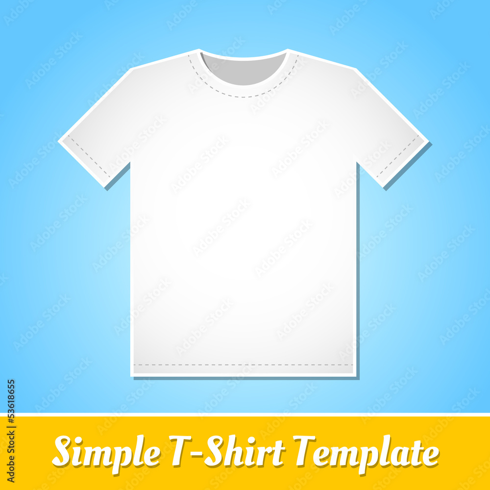 Simple T-Shirt template Simple T-Shirt template