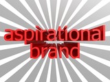 Aspirational brand words