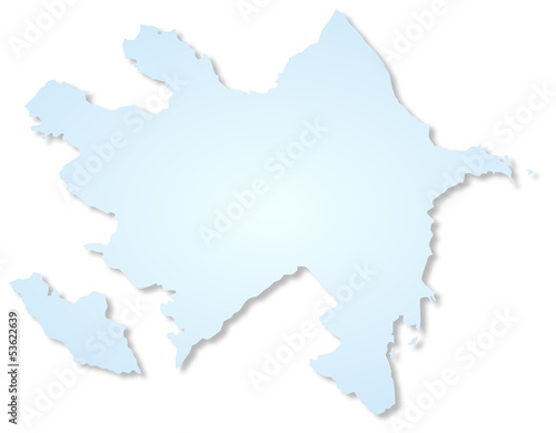Carte de l'Azerbaidjan