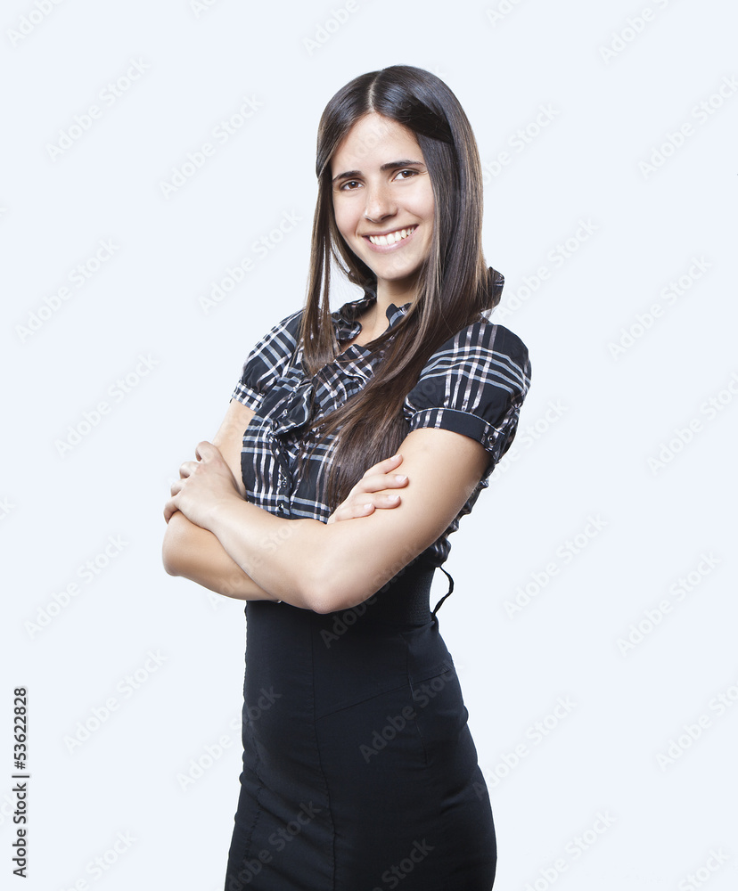 Business woman portrait, Crossed arms Business woman portrait, Crossed arms