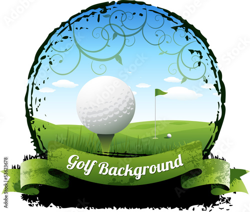 Golf background eps 10