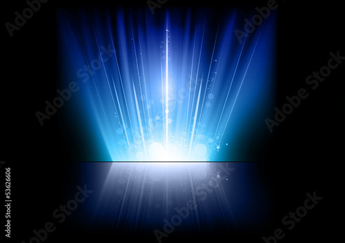 blue mirror
