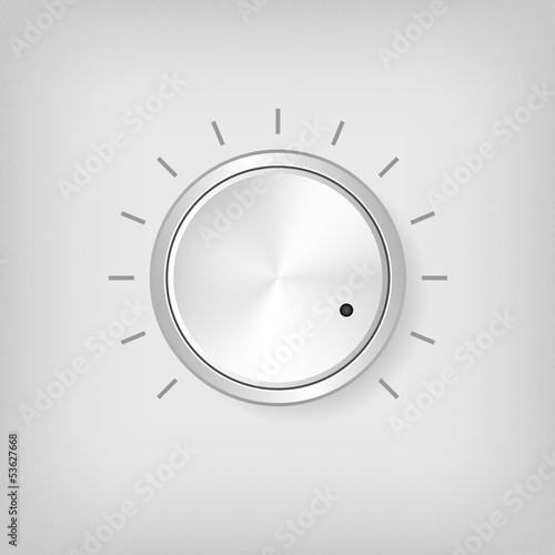 Gray round volume driver