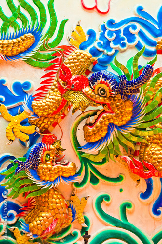 Wallpaper Mural Dragon in a temple Thailand. Torontodigital.ca