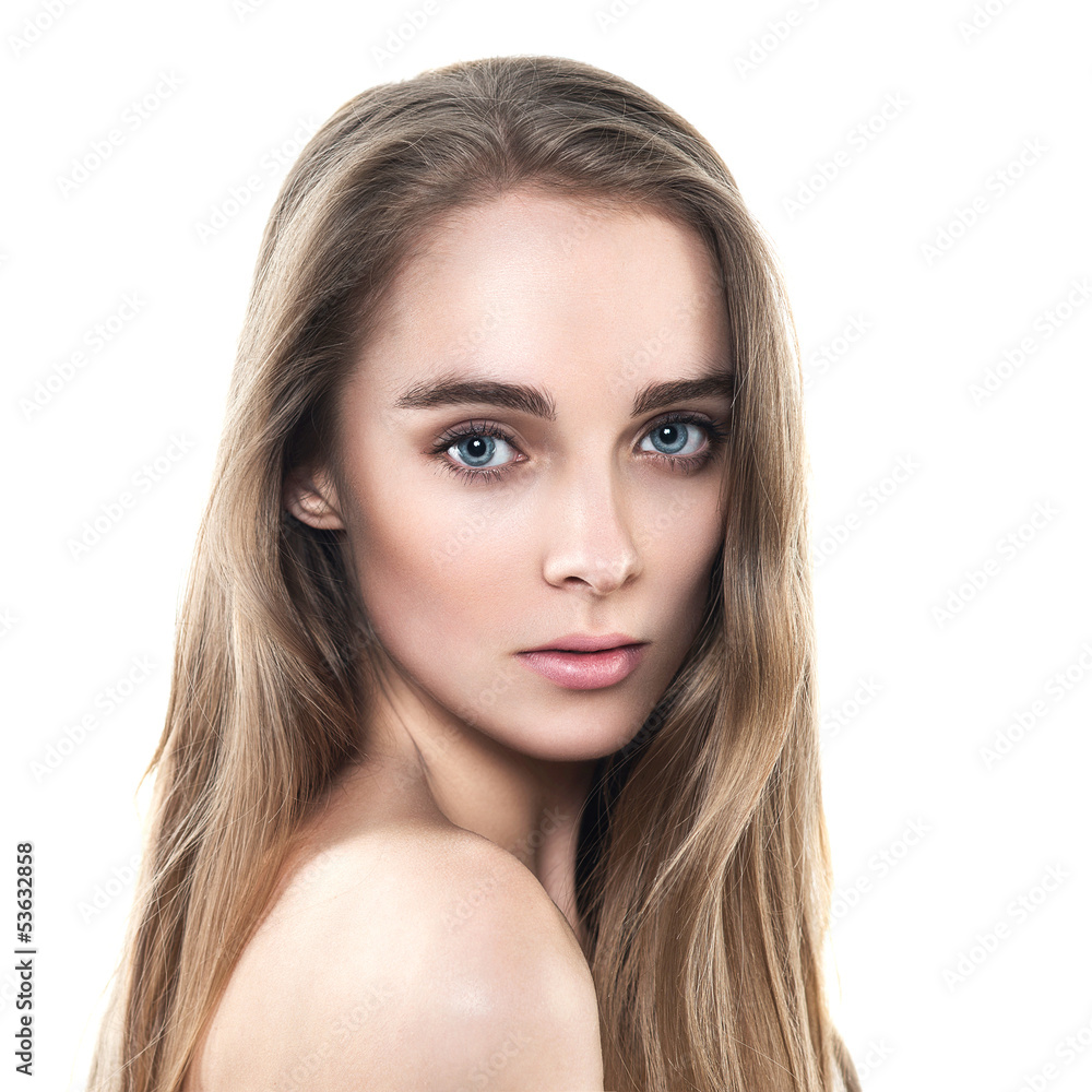 Glamour portrait of beautiful woman model Glamour portrait of beautiful woman model