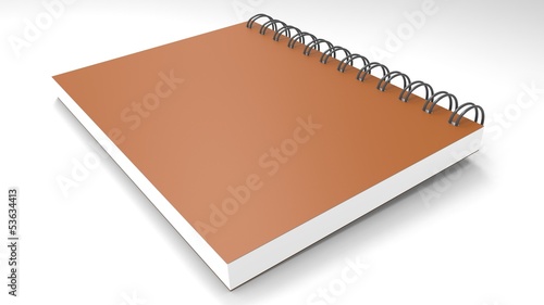 Wallpaper Mural Copybook isolated on white background Torontodigital.ca