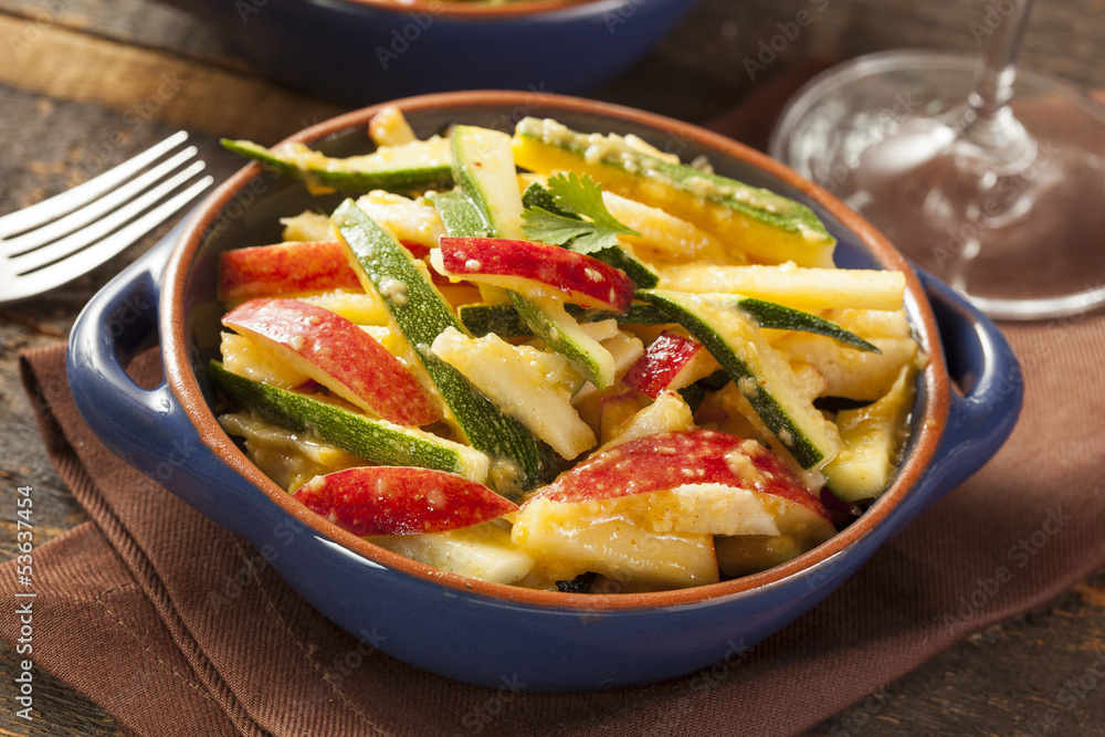 Organic Vegetable and Fruit Salad Organic Vegetable and Fruit Salad