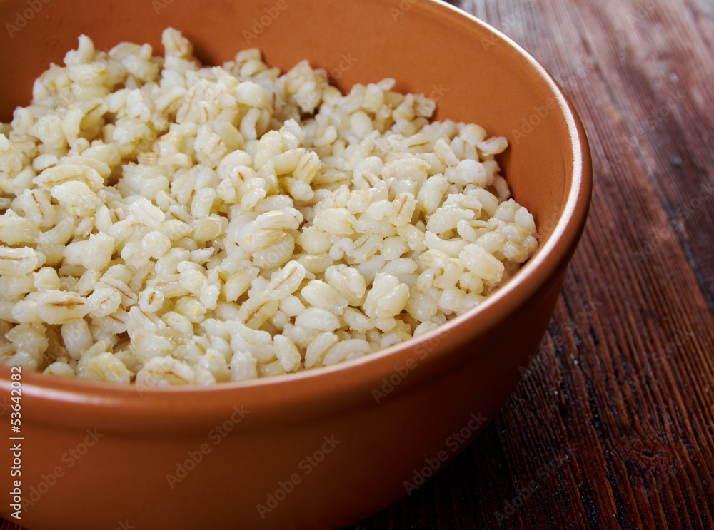 boiled pearl barley boiled pearl barley