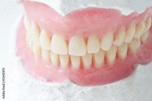 Fotografia total dental prosthesis