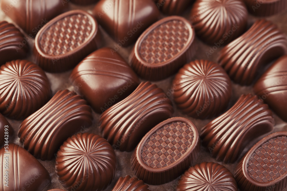 Fototapeta premium Chocolate pralines