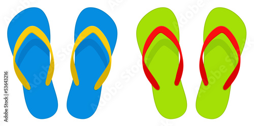flipflops beach sandals photo