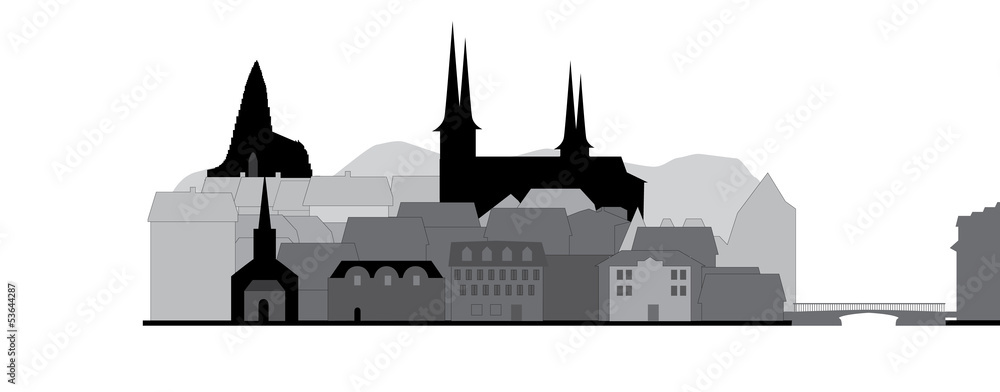 Fototapeta premium reykjavik skyline