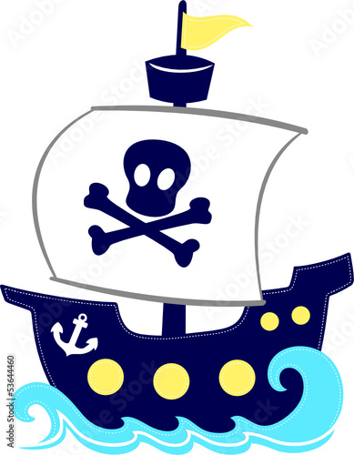 pirate ship cartoon