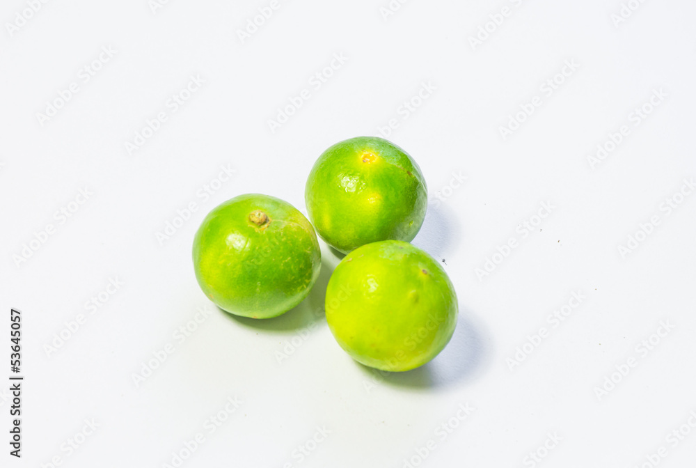 three lemon isolated three lemon isolated
