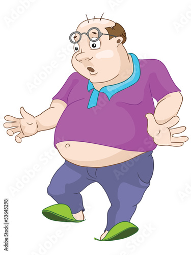 Cheerful Chubby Men