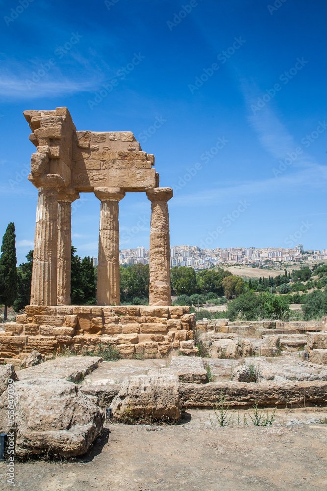 Temple of Castor and Pollux (Agrigento, Sicily, Italy)