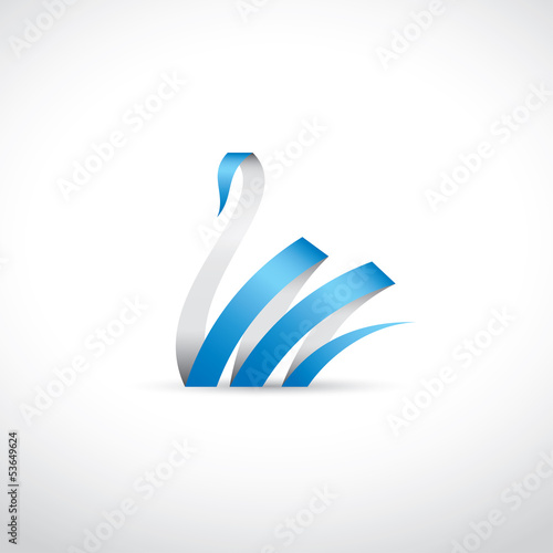 Ribbon swan