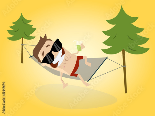 urlaub hängematte