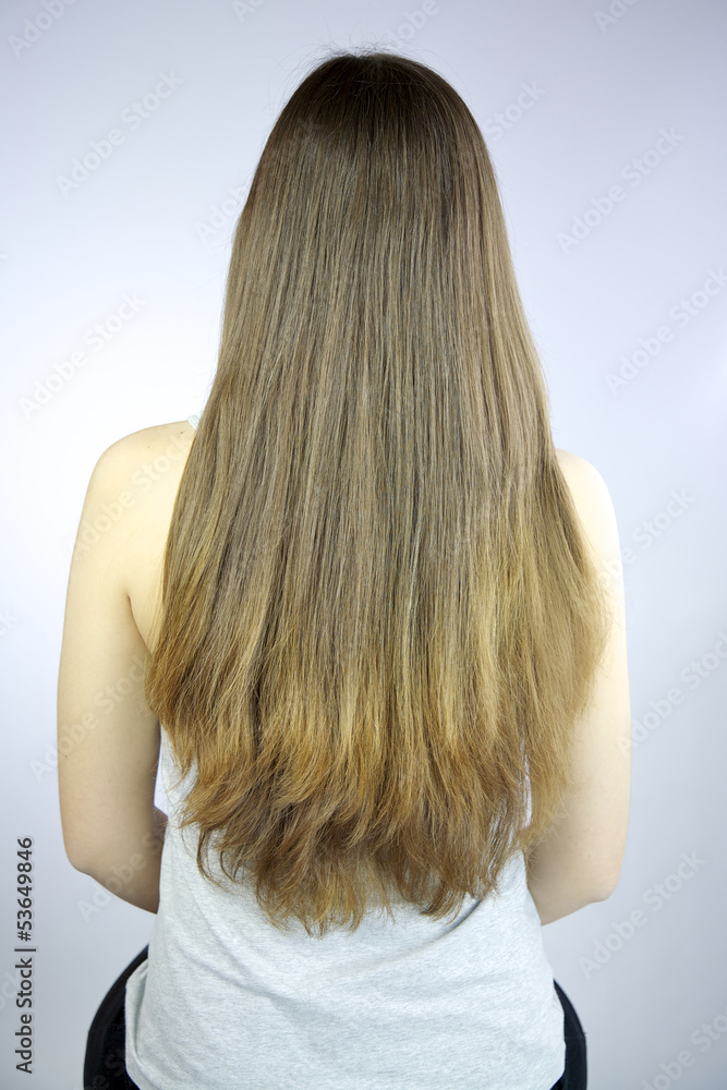 Beautiful long hair freshly cut in layers Beautiful long hair freshly cut in layers