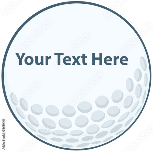 Golf Ball Sign