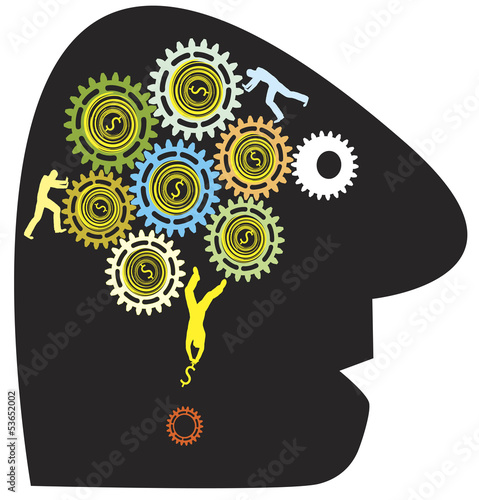 Wallpaper Mural Symbol for Executive burnout and sleepless nights Torontodigital.ca