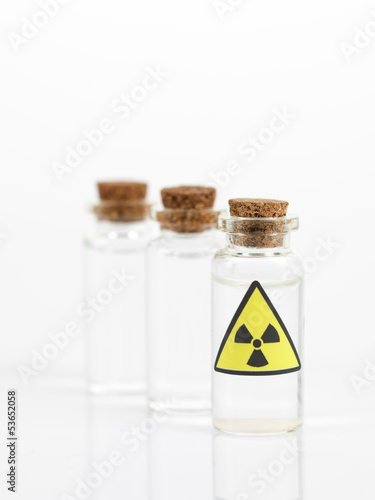 Obraz na plátně radioactive isotope samples
