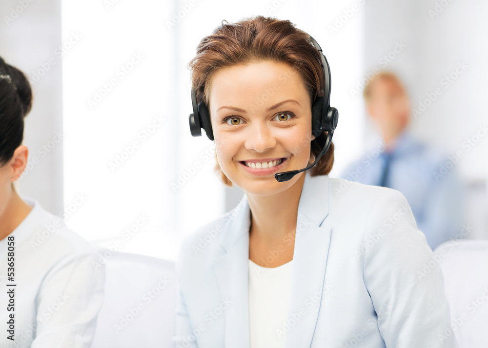 friendly female helpline operator friendly female helpline operator