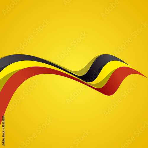 Abstract cover Belgian ribbon vector