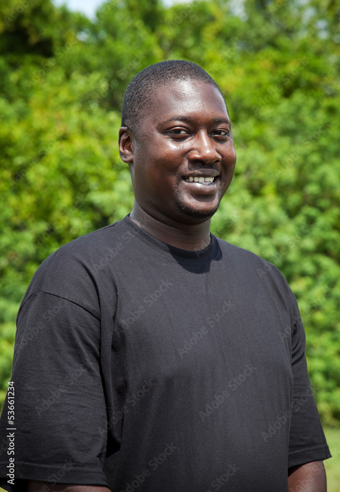 Portrait of Handsome African Man Portrait of Handsome African Man