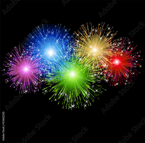Color fireworks
