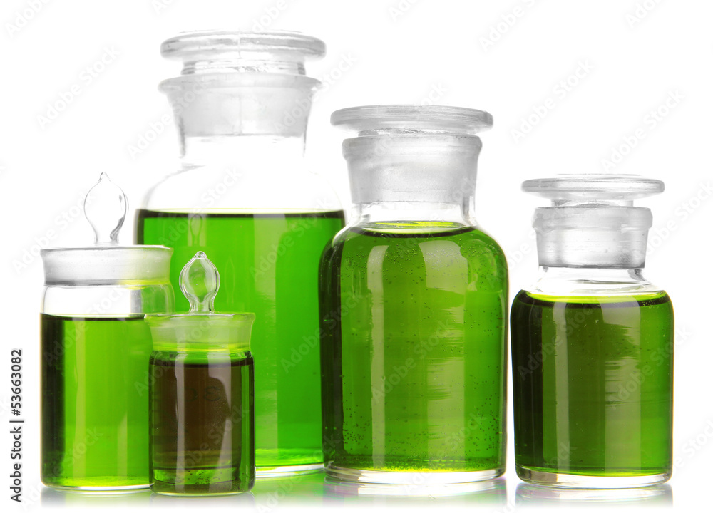Medicine bottles isolated on white Medicine bottles isolated on white