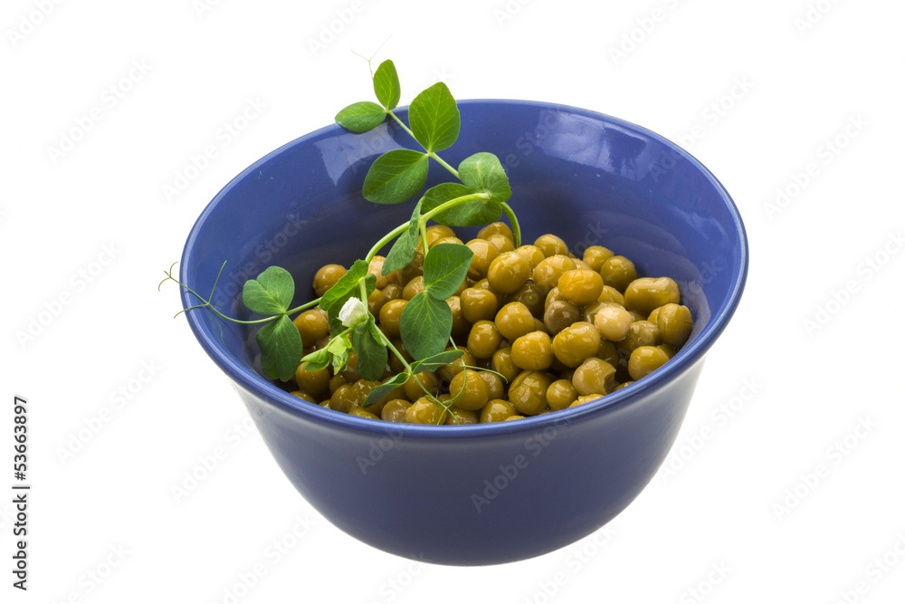 Marinated green peas Marinated green peas