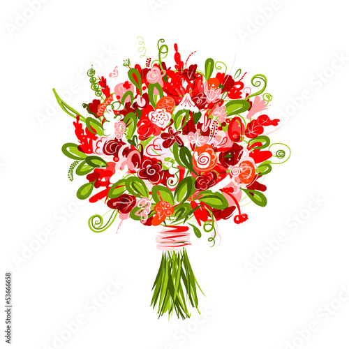 Floral bouquet for your design