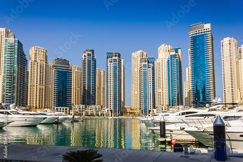 Yacht Club in Dubai Marina. UAE. November 16, 2012