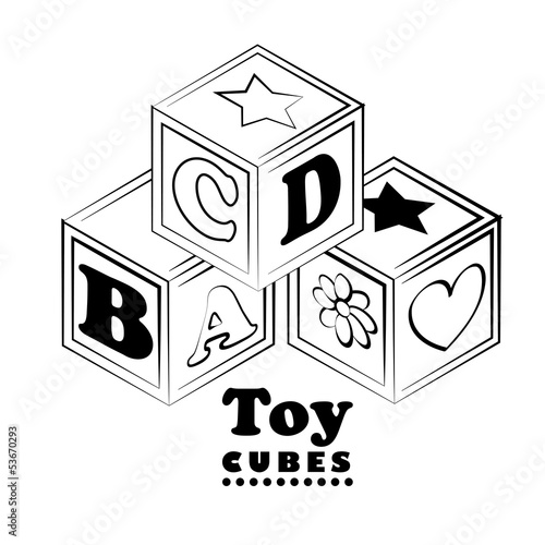 toy cubes