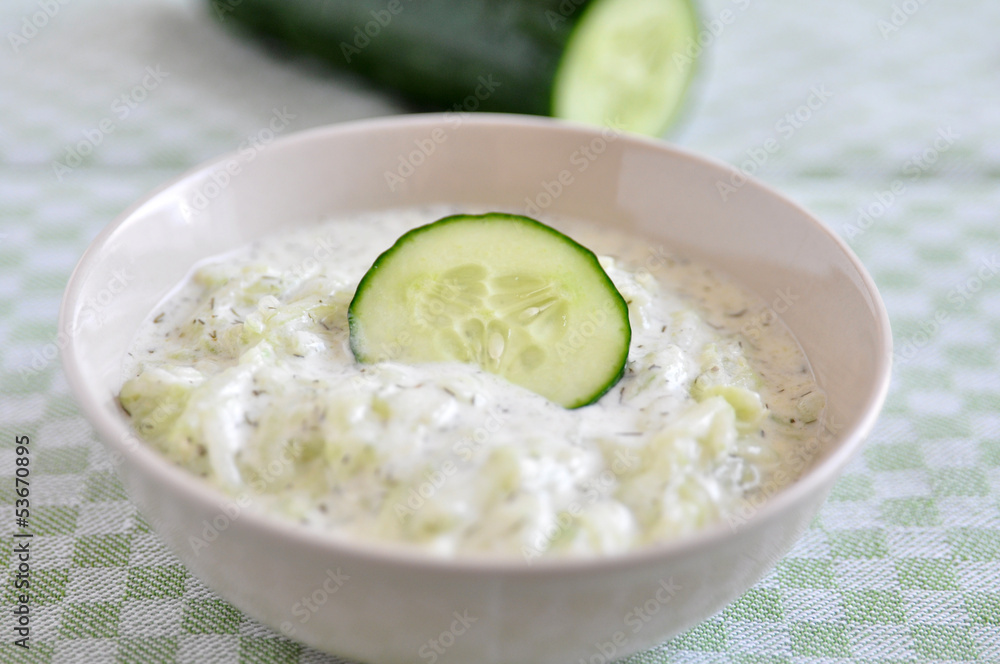 Tsatsiki, Gurkensalat Tsatsiki, Gurkensalat