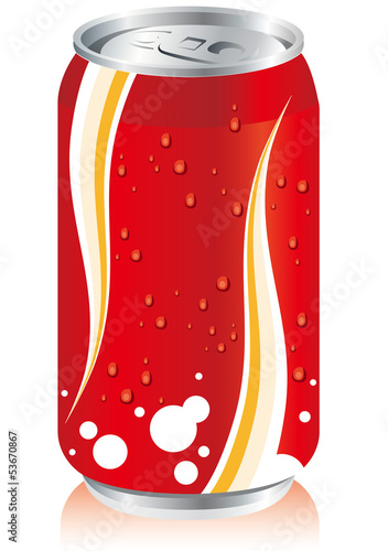 drinks juice cans pet bottle Set Vector