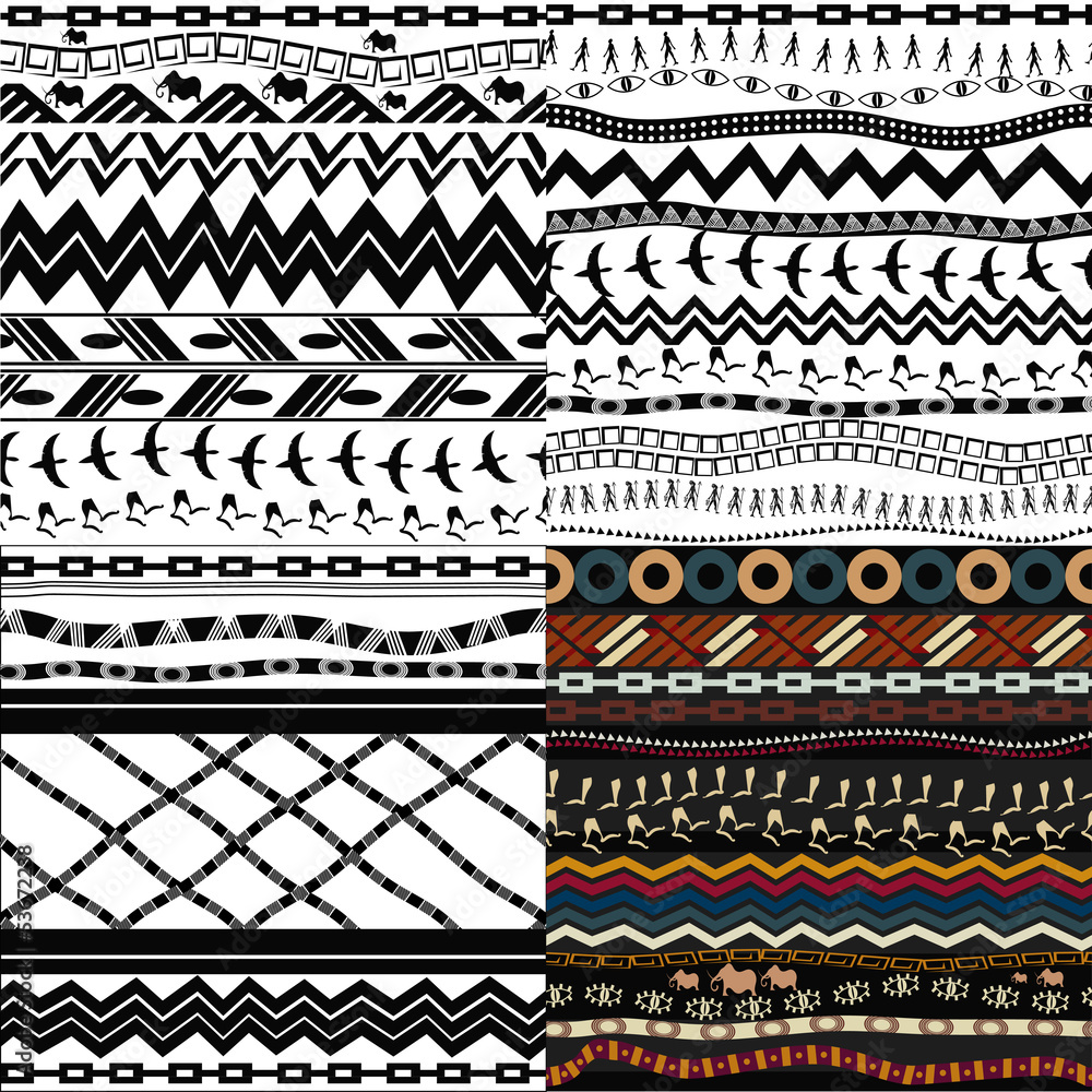 Set of seamless patterns Set of seamless patterns