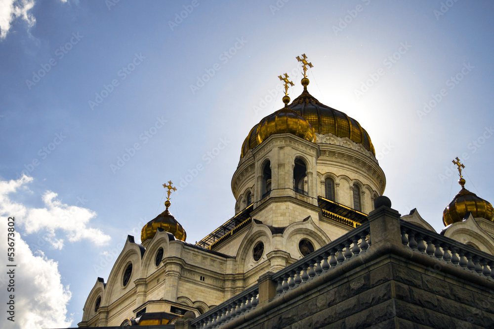 Cathedral of Christ the savior, Moscow, Russia.