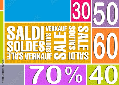 CARTELLO SALDI O LIQUIDAZIONE