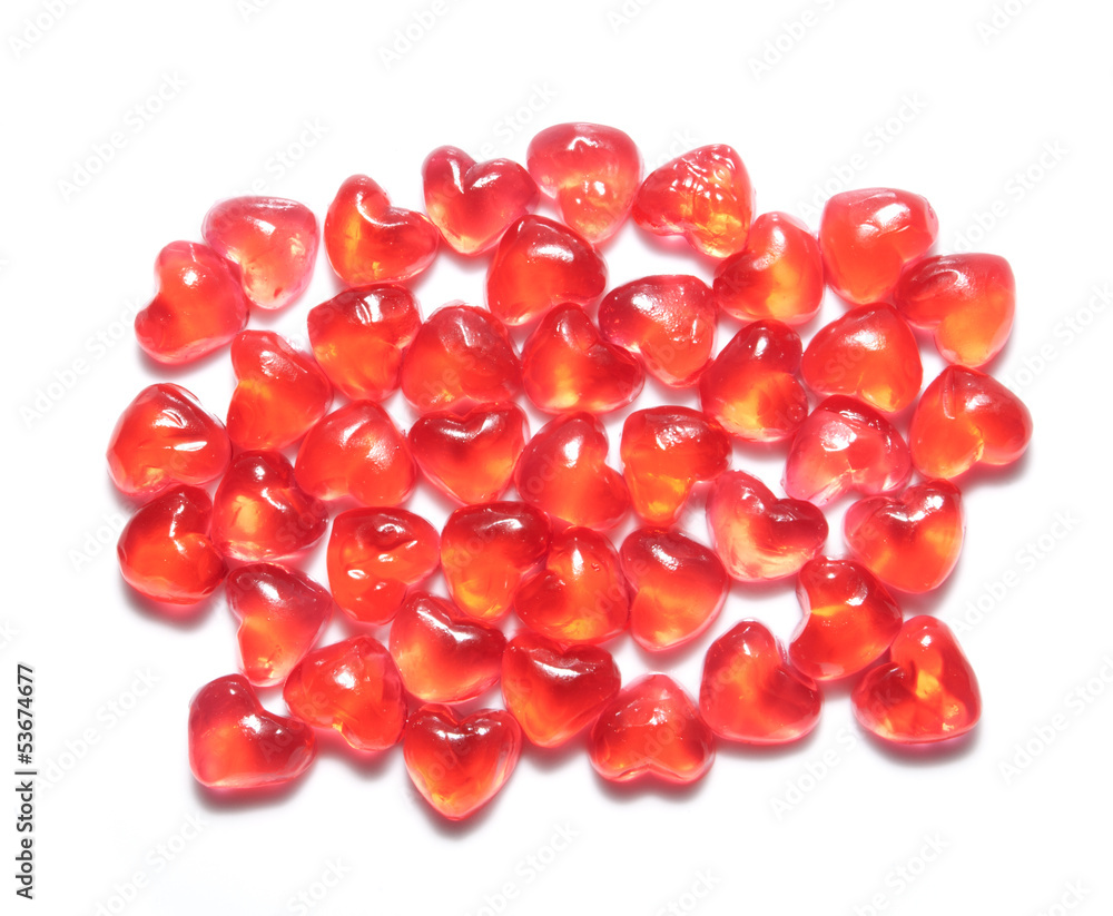jelly head red isolated background white jelly head red isolated background white