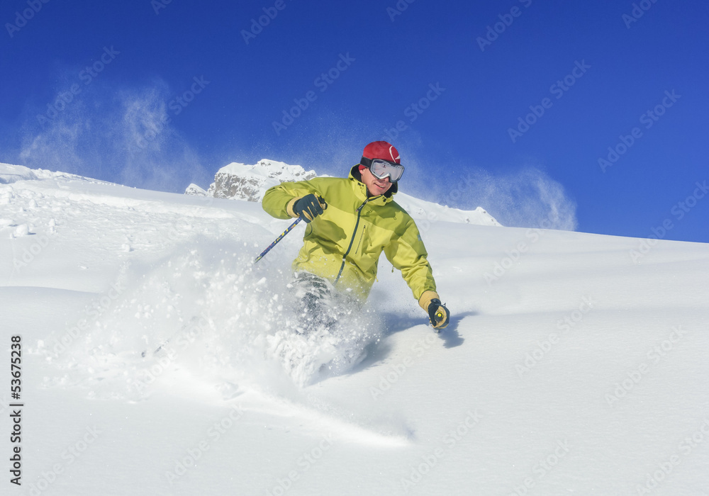 Offpiste skifahren