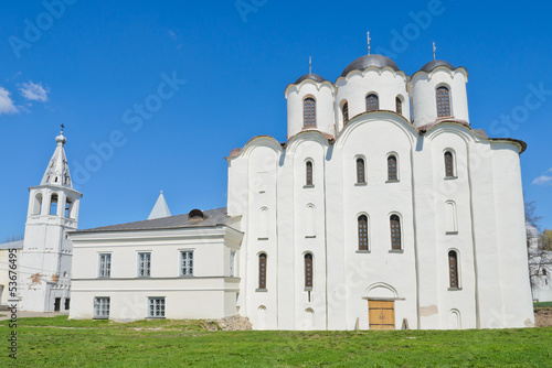 St. Nicholas Cathedral at Yaroslav's Court. in Veliky Novgorod,