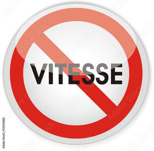 panneau vitesse