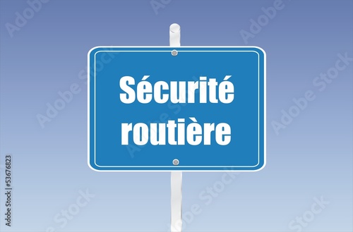 panneau sécurité routière