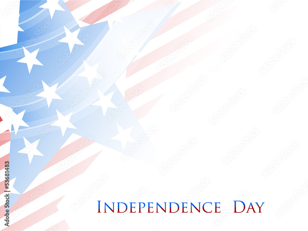 Fototapeta premium 4th of July, American Independence Day background.
