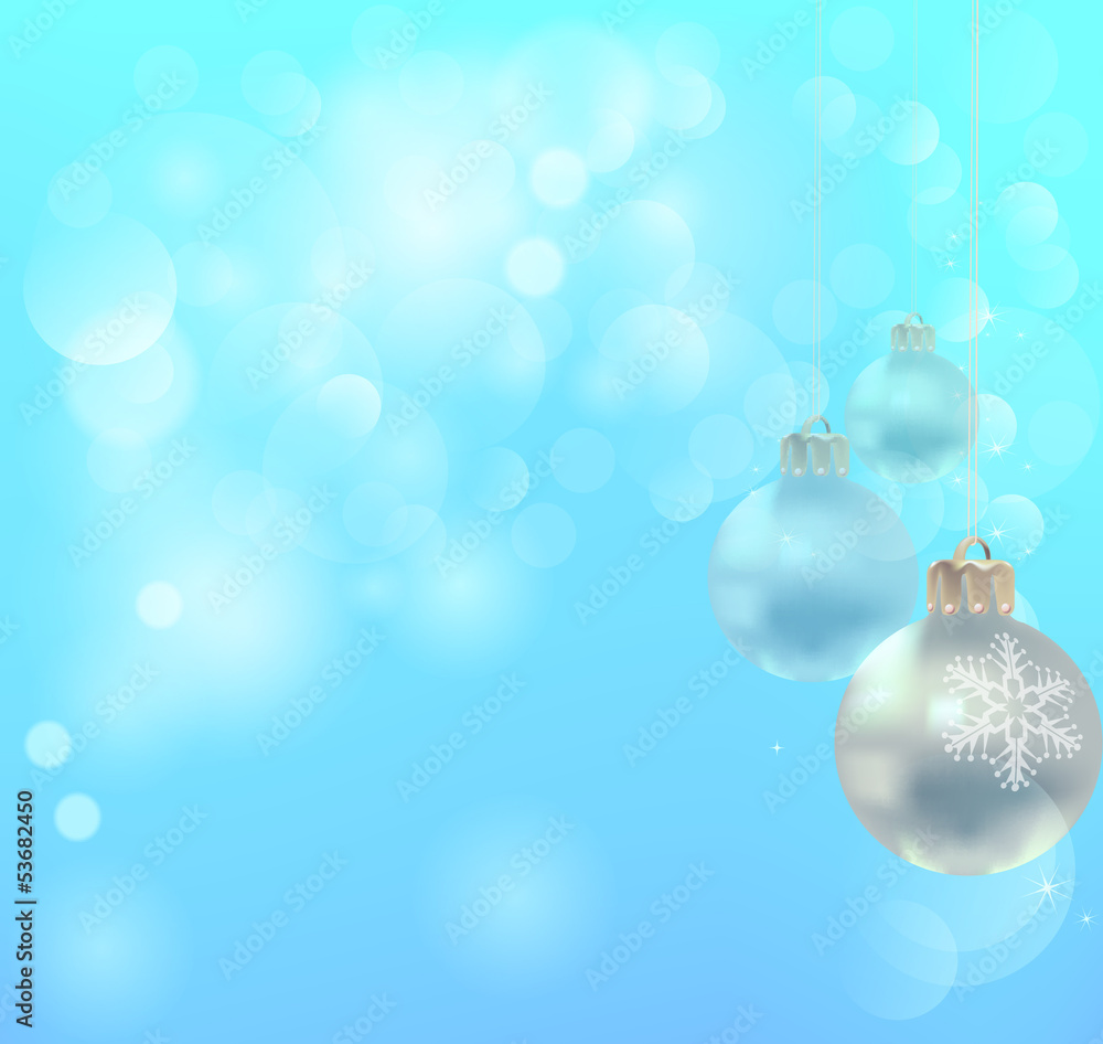 Fototapeta premium Christmas Background. Abstract Vector Illustration